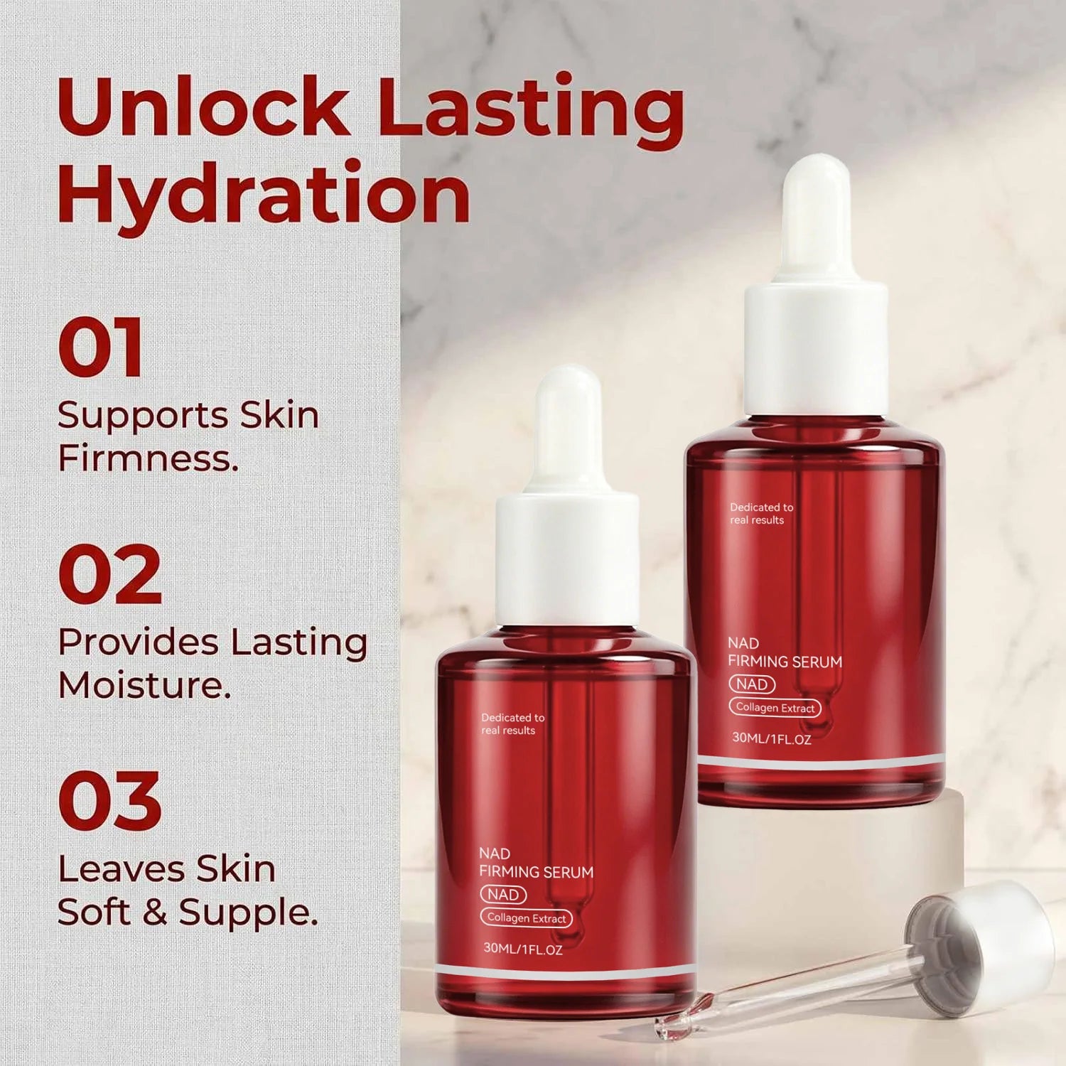NAD+ Firming Serum Collagen Extract & Peptides Facial Serum 30ml